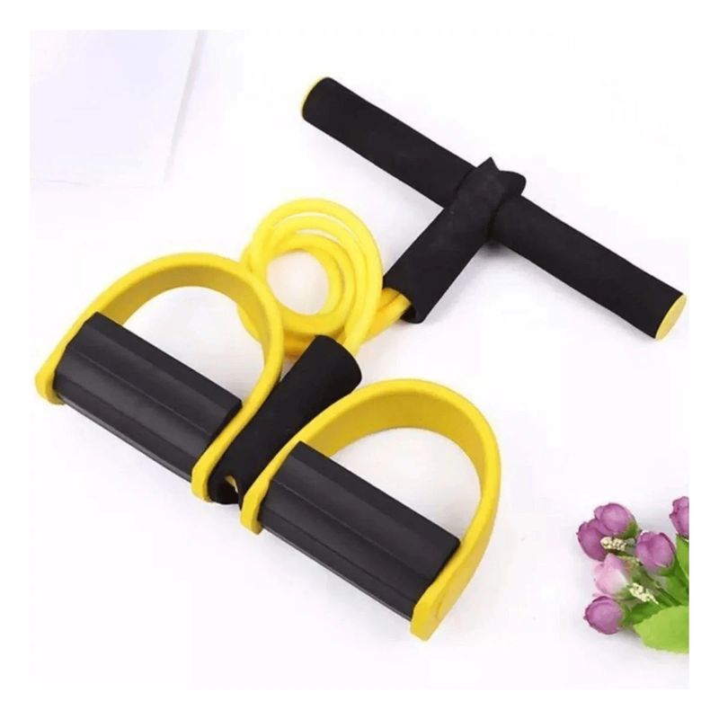 GENERICO - Pack12 Banda Flexible Fitness AmarilloNe Y+Papel de Regalo