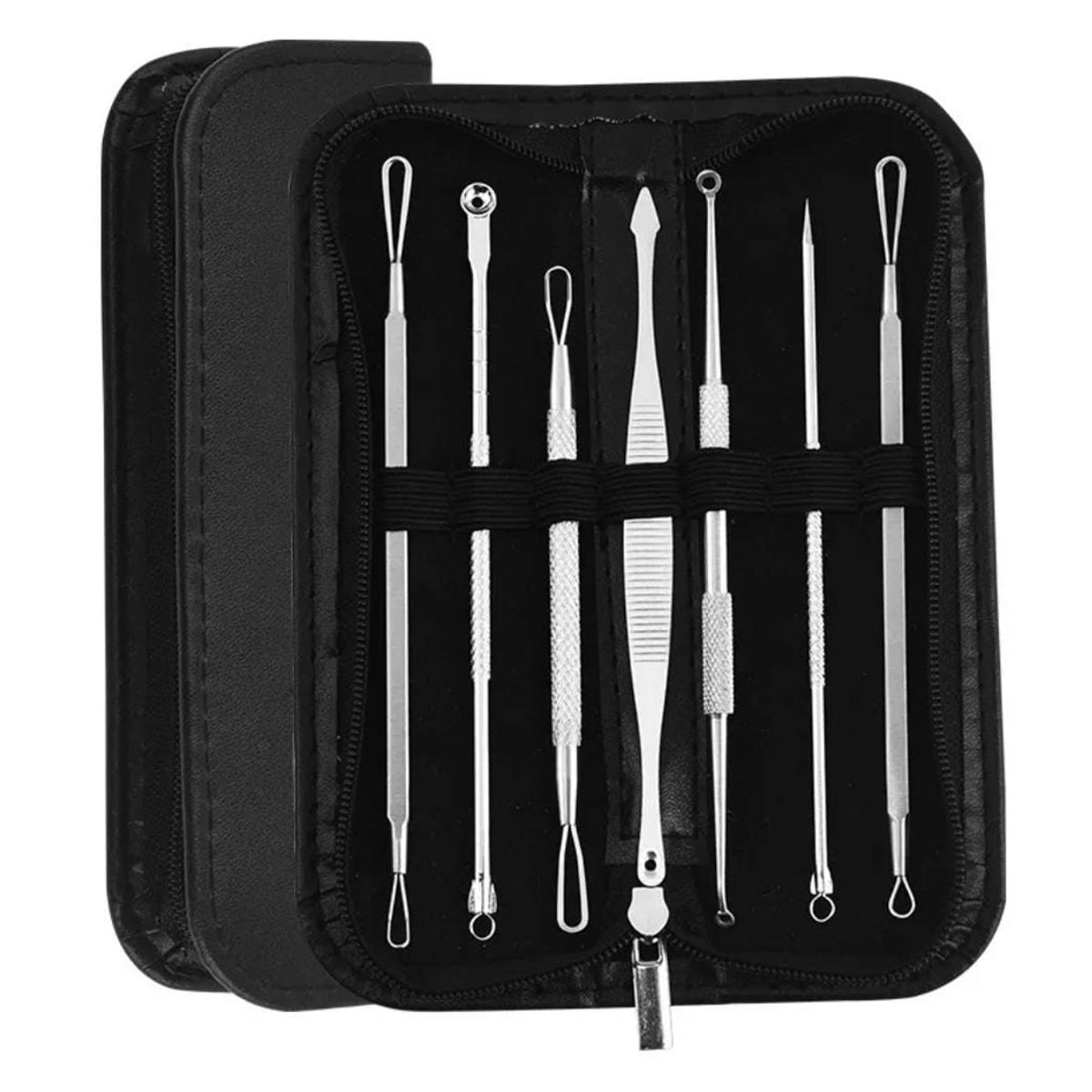 GENERICO - Removedores Puntos Negros Espinillas Acné 7 Piezas + Estuche