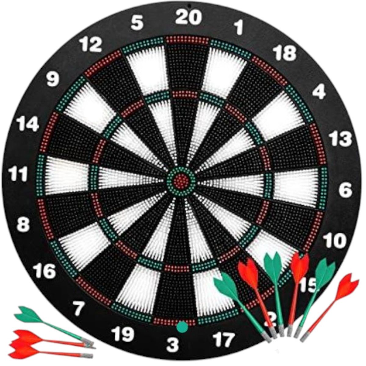 GENERICO - TABLERO DE DARDOS SIMPLE DE ABS