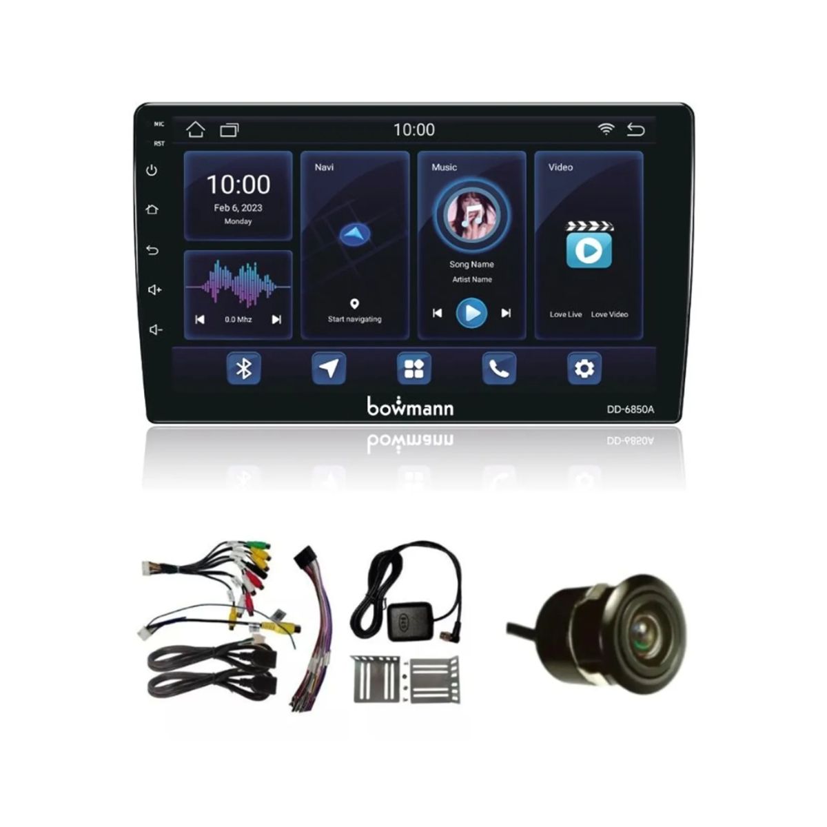 BOWMANN - Autoradio Android Bowmann Carplay Android Auto 2GB+32GB 9 HD BT Wifi
