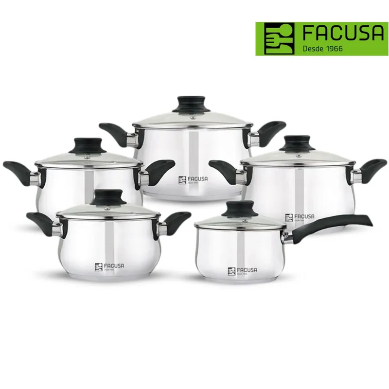 FACUSA - Set De Olla Valencia X 10 Piezas Facusa