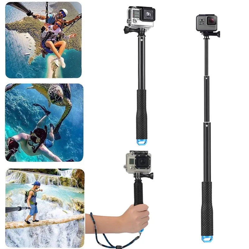 GENERICO - Monopod Palo de Selfie para Camara GoPro 49 cm