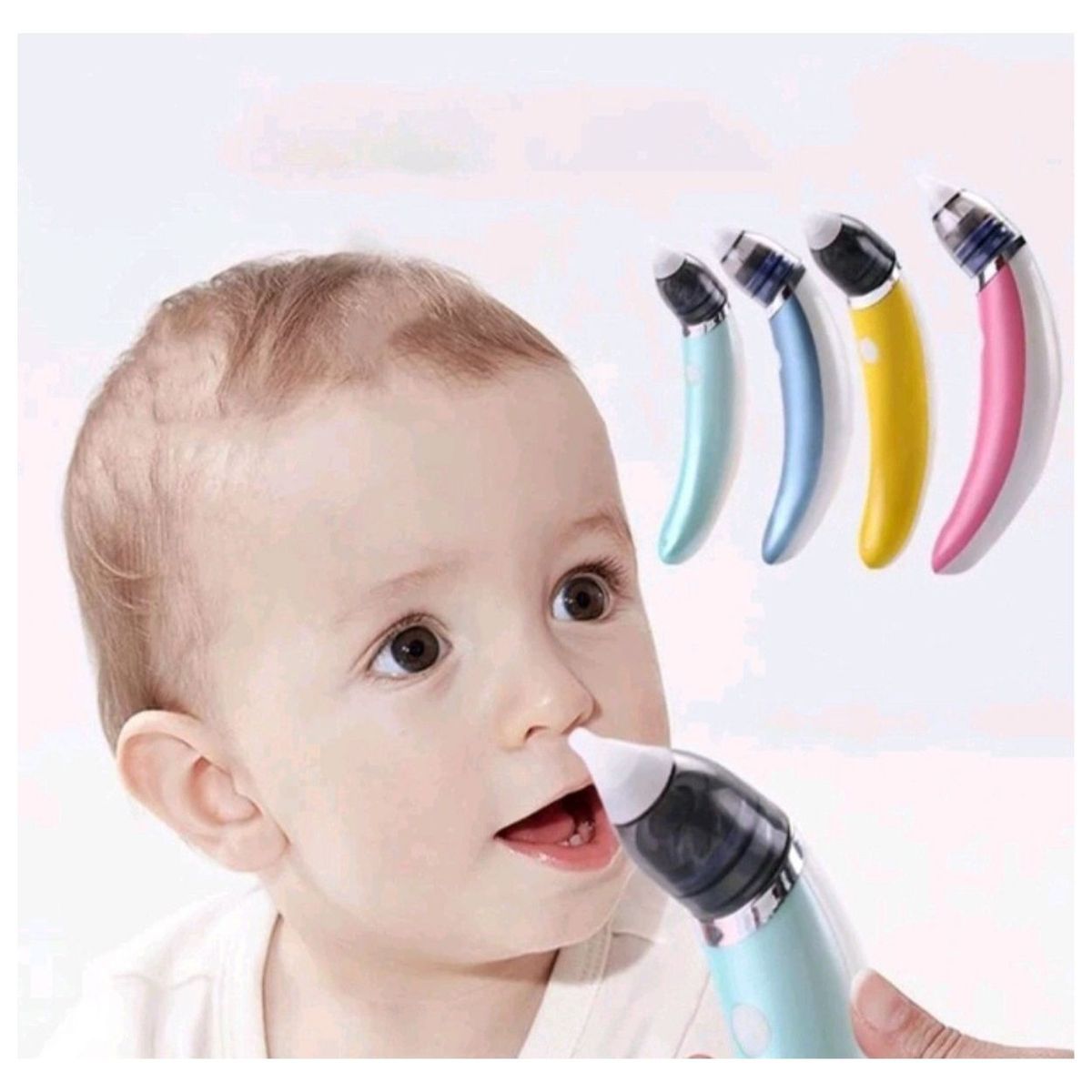 GENERICO - Aspirador Nasal Eléctrico Portátil Recargable para Bebé