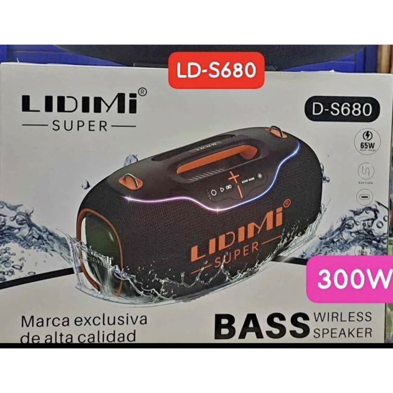 LIDIMI - Parlante LIDIMI D-S680 300 WATTS Negro