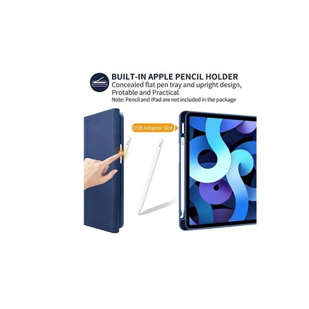 GENERICO - Funda con Teclado TouchPad Bluetooth Para Ipad A16 11Va Gen