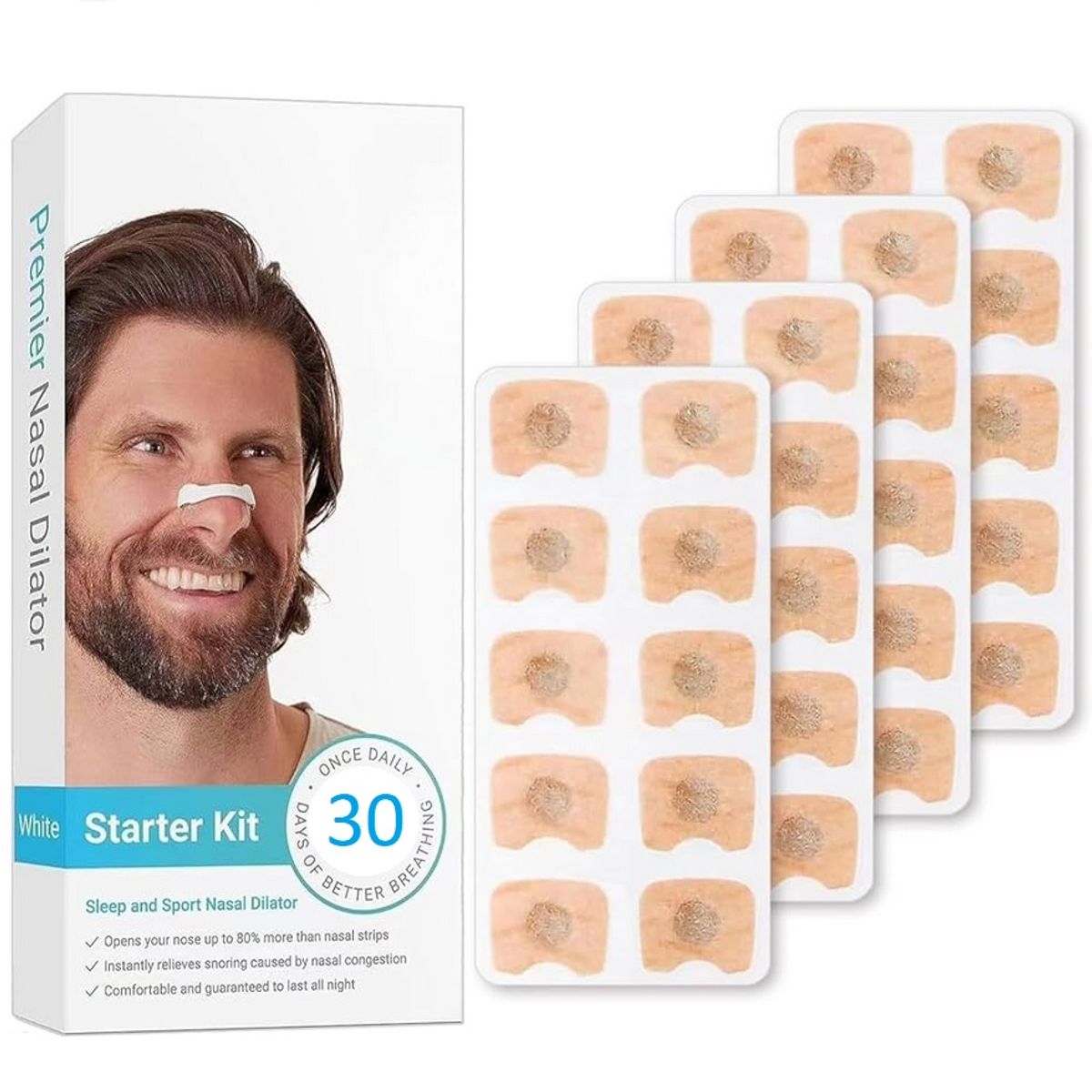 OEM - Parches Nasales - Anti Ronquido Magneticos - Repuestos Para 30 Dias