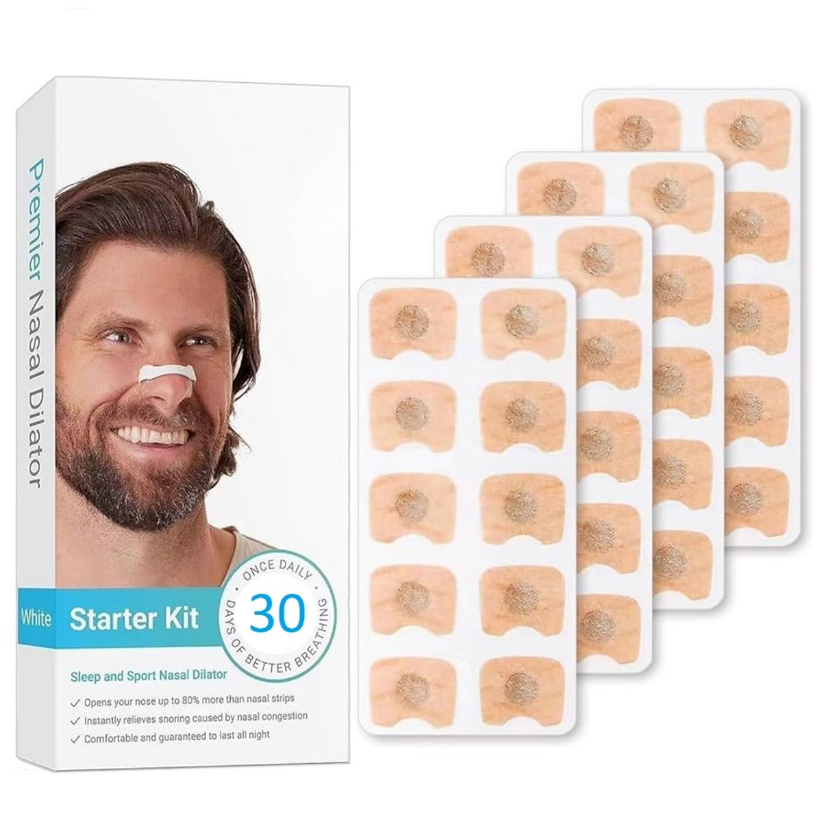 OEM - Parches Nasales - Anti Ronquido Magneticos - Repuestos Para 30 Dias