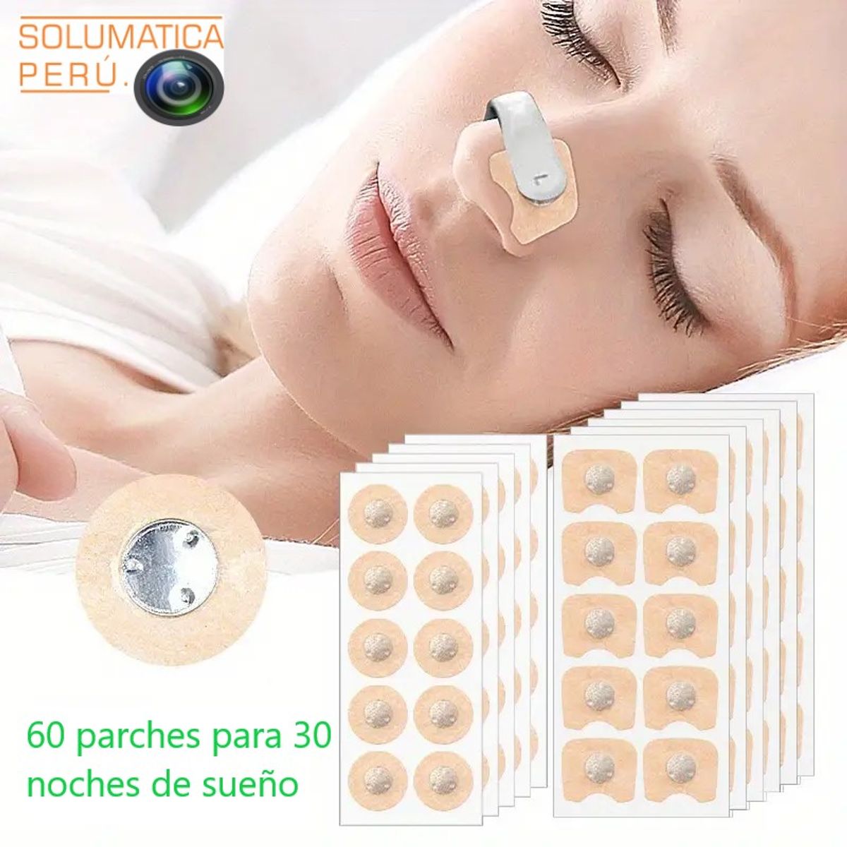 OEM - Parches Nasales - Anti Ronquido Magneticos - Repuestos Para 30 Dias