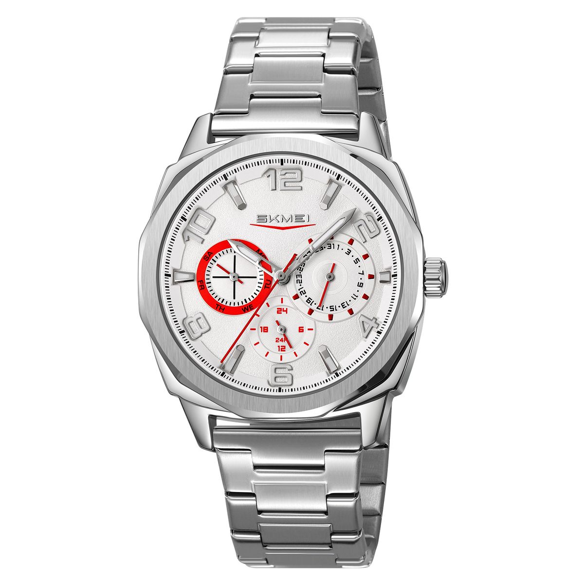 Skmei - Reloj Skmei 9350 Correa Acero Cronómetro para Caballero