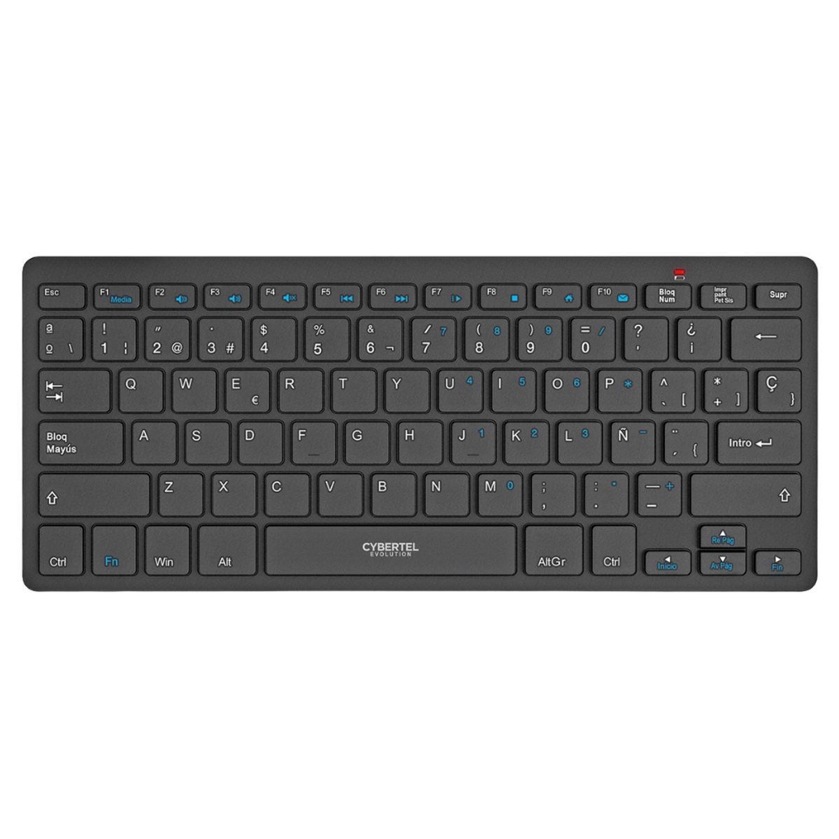 CYBERTEL - Kit Inalámbrico Teclado y Mouse Cybertel Evolution CYB WT801 Negro