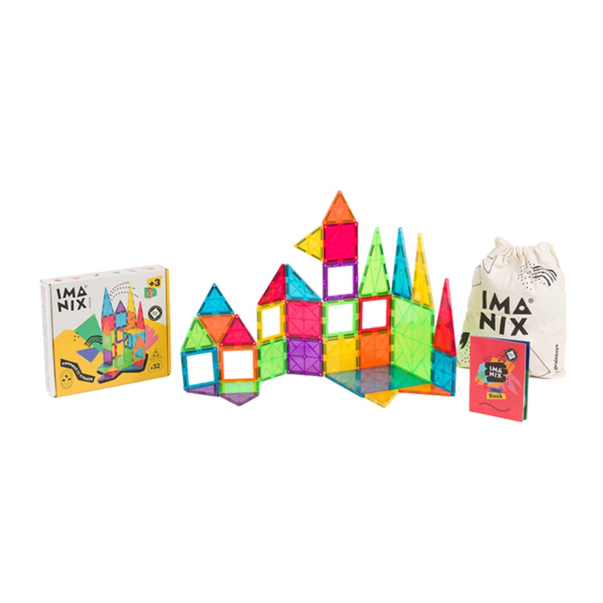IMANIX - Imanix Set magnético clásico 32 piezas imantadas