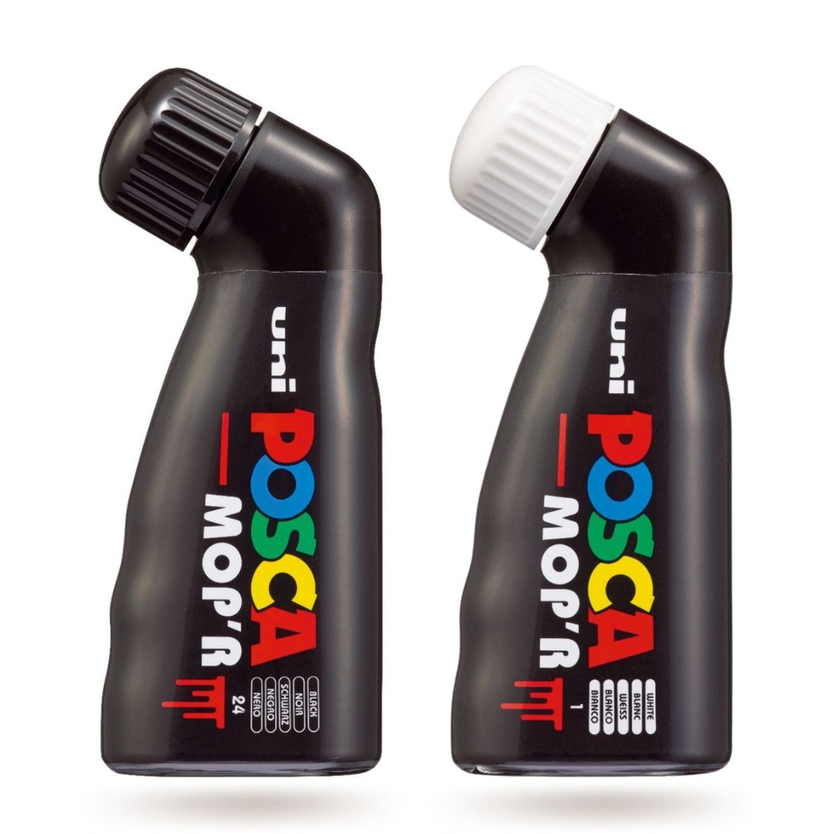 POSCA - Set Marcadores Punta PCM-22 x 2 Mop'r Black - White