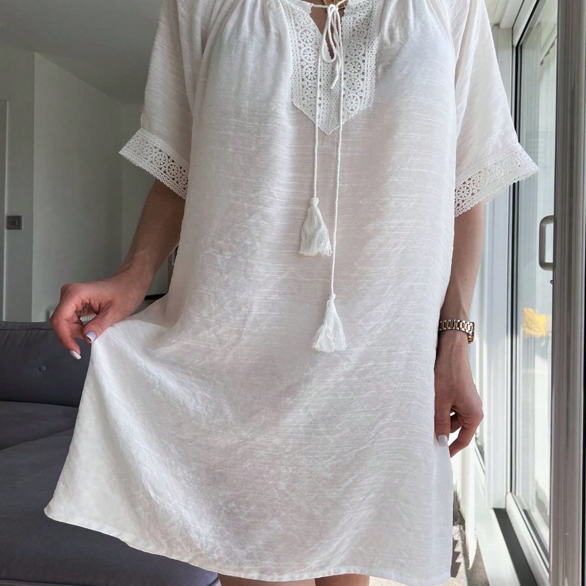 KAST PE - Vestido Salida de Playa Omayra - Talla XL