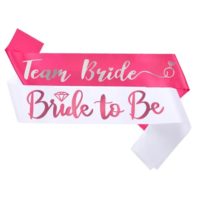 GENERICO - Set x 7 Bandas para novia y team bride despedida de soltera