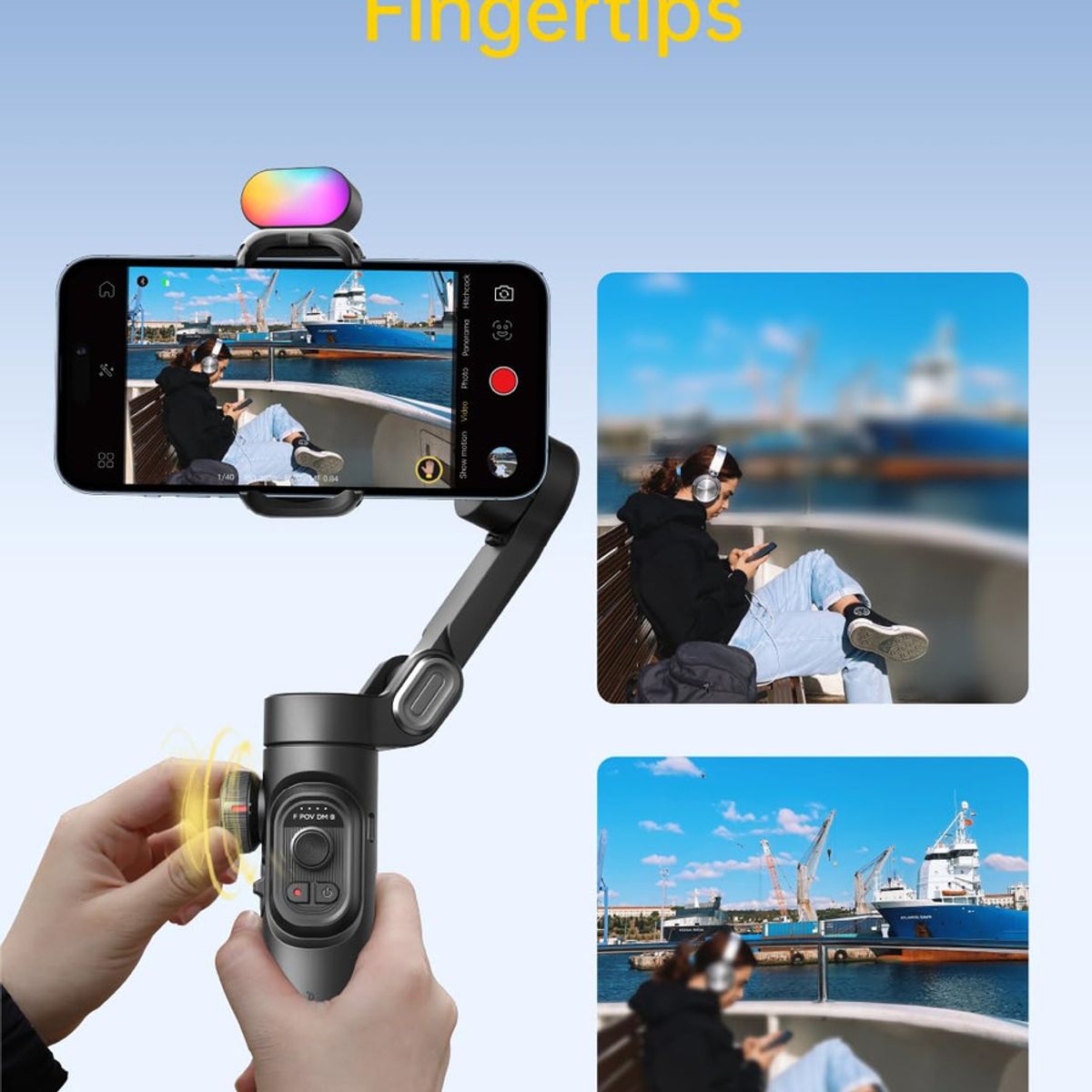 U BUY - Estabilizador De Cardán Plegable Para Teléfono Inteligente