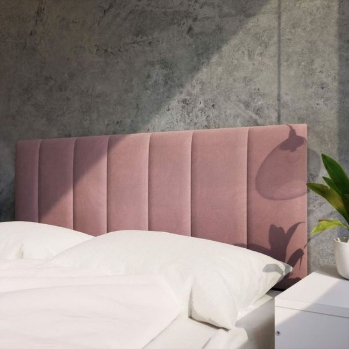 GENERICO - Cabecera Box Weymi 2 Plazas Panel - Rosa