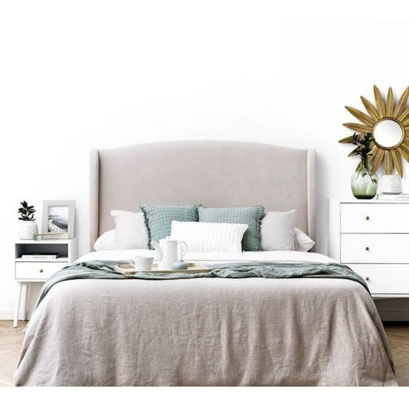 GENERICO - Cabecera Box Weymi 2 Plazas Plano - Beige