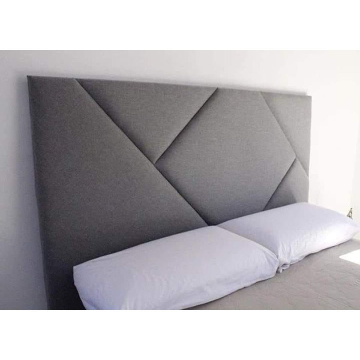 GENERICO - Cabecera Geometric 2 Plazas  Gris