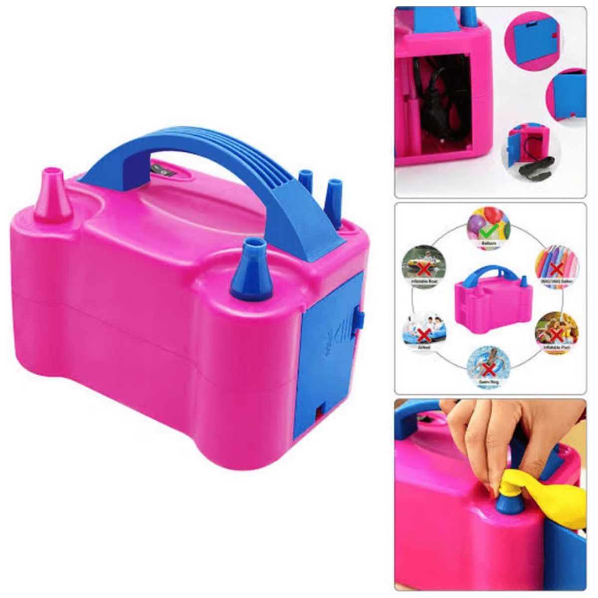 OEM - Inflador Globo Eléctrico para Inflar Globos de 680W