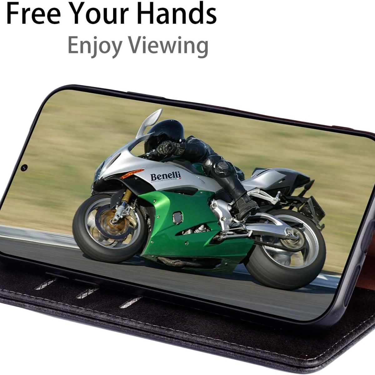 GENERICO - Case Funda Flip Cover Samsung S25 Ultra - Black