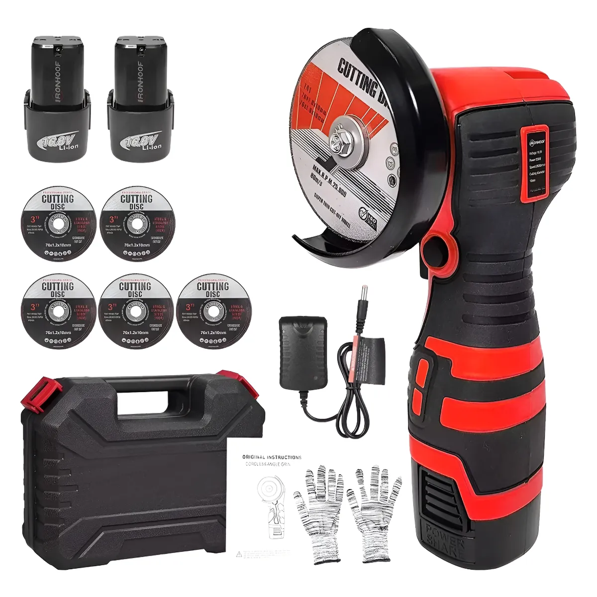 QUICK - Esmeril Angular Galletero Inalambrico Electricos 168v