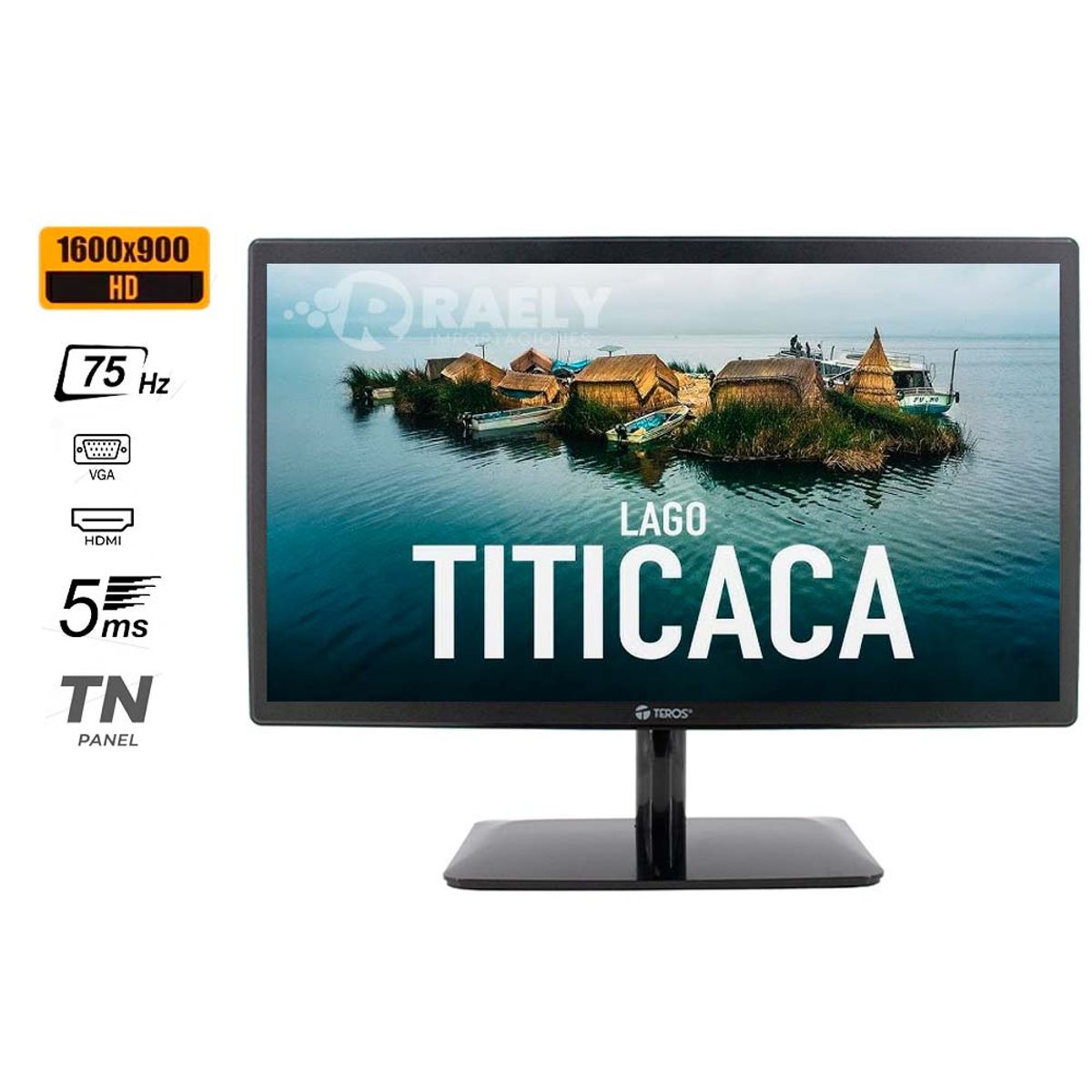 TEROS - MONITOR TEROS TE-1915S 19 LED HDMI VGA 75Hz 5MS PARLANTES