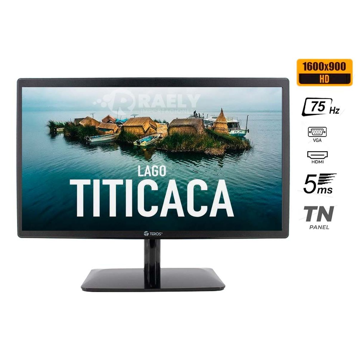 TEROS - MONITOR TEROS TE-1915S 19 LED HDMI VGA 75Hz 5MS PARLANTES