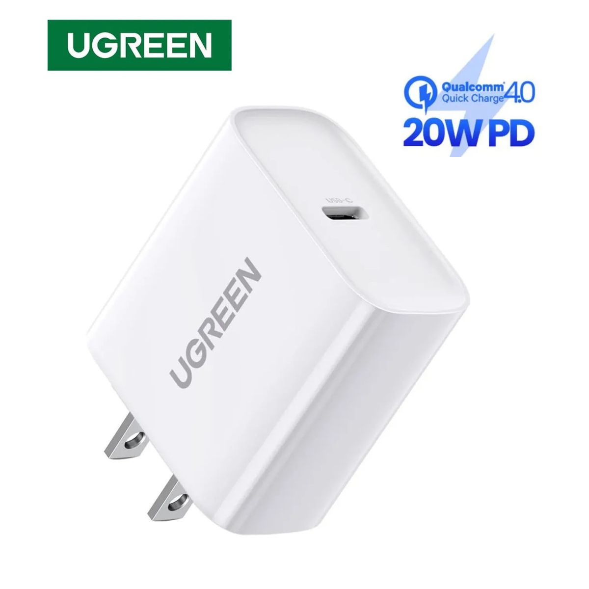 UGREEN - Cargador de Carga Rapida Ugreen 20W - 60449