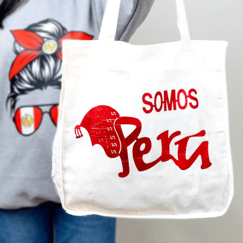 GENERICO - Bolso de tela Motivo Peru