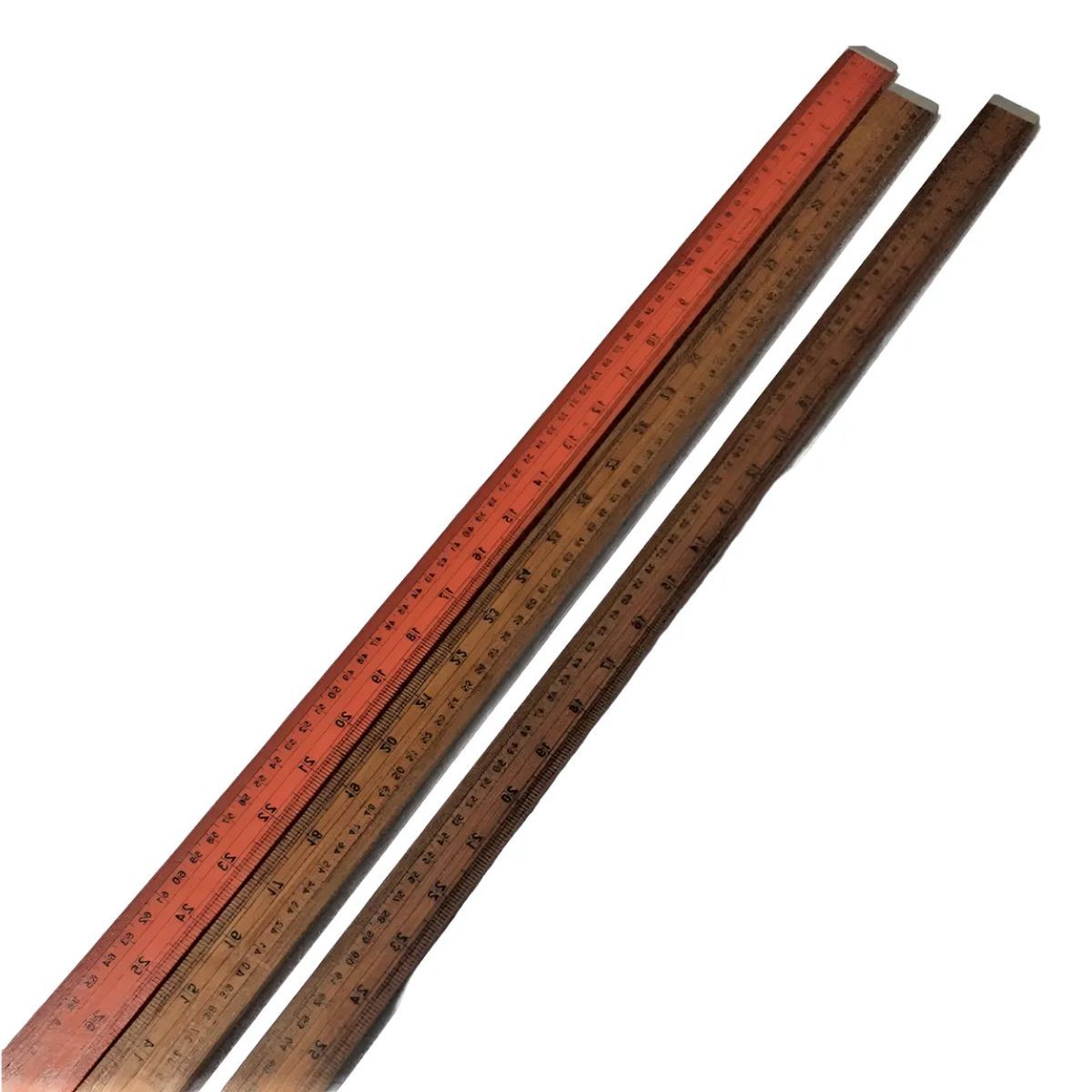 GENERICO - 3 Und. Regla de Madera 100cm 1 Metro Reglas Francesa Costura