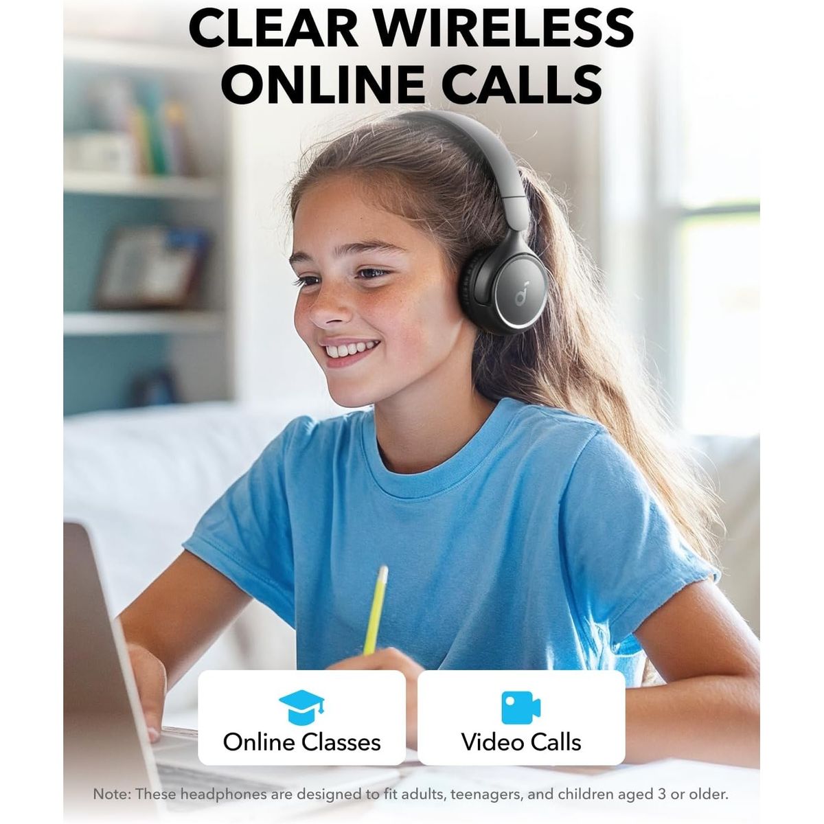 SOUNDCORE BY ANKER - Auriculares Soundcore by Anker H30i On-Ear Wireless Headphone Black - A3012Z11