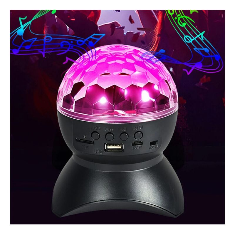 GENERICO - Pack2 Proyector con Bocina en Negro Y+Banderitas Adhesivas