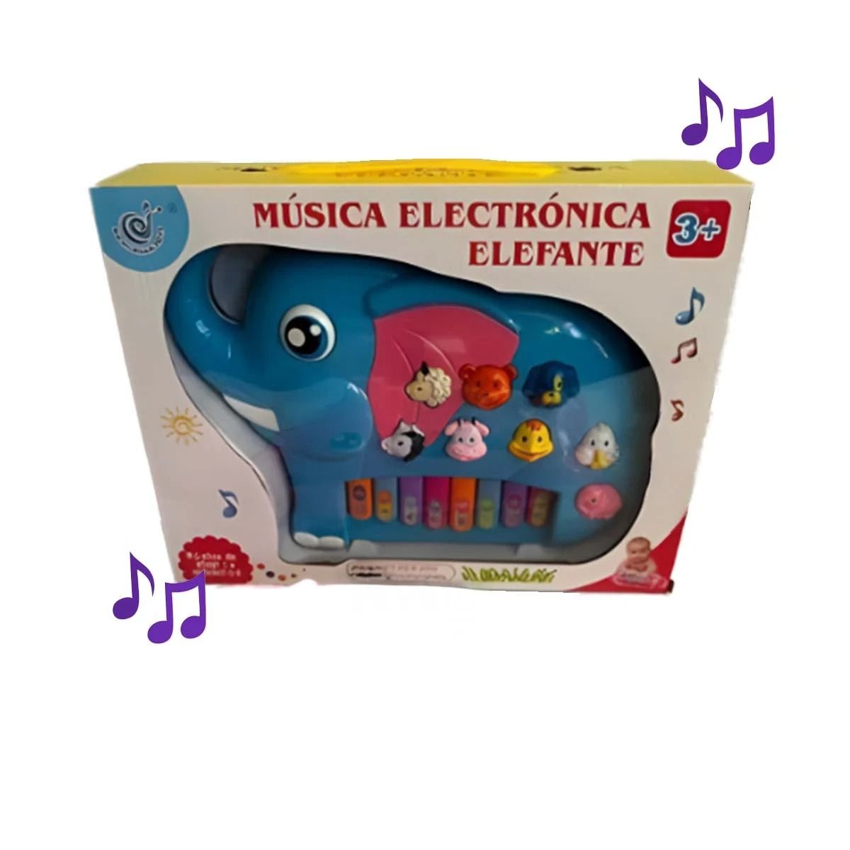 GENERICO - Instrumento en Caja Didactico en Celeste Y+Ligas de Regalo