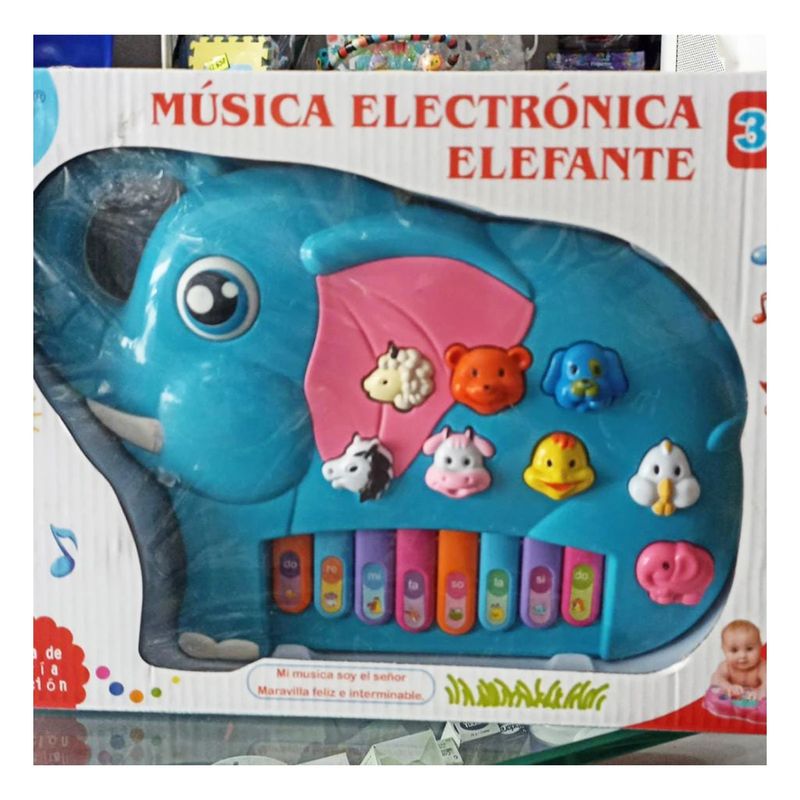 GENERICO - Pack4 Piano para Pequeñas Celeste Y+Banderitas Adhesivas