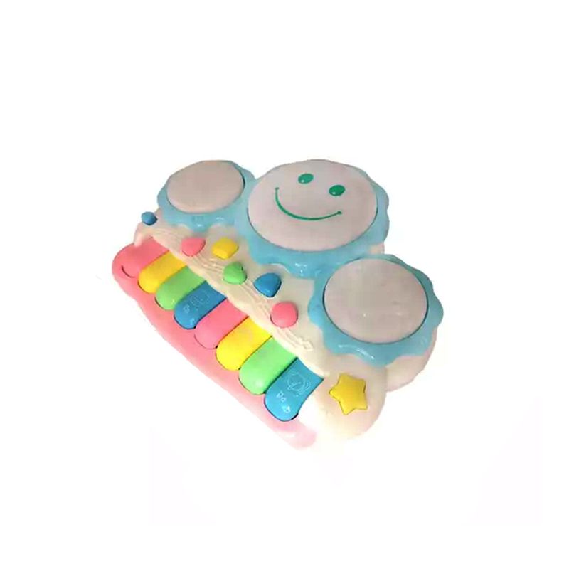 GENERICO - Pack2 Piano Musical Divertido Niños Azul Y+Papel de Regalo