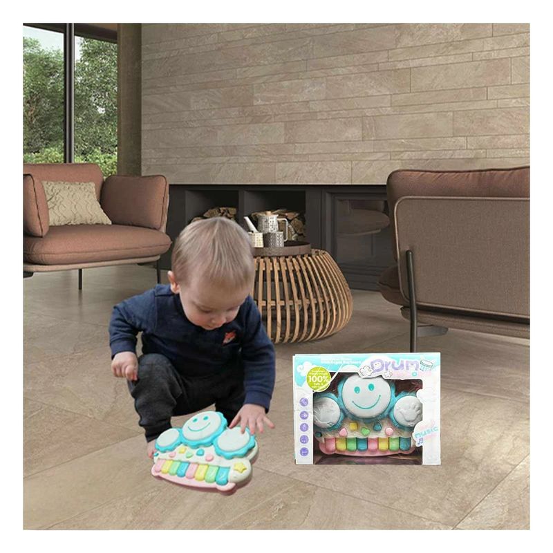 GENERICO - Pack2 Piano Didactico y Divertido en Azul Y+Regalo Agendita