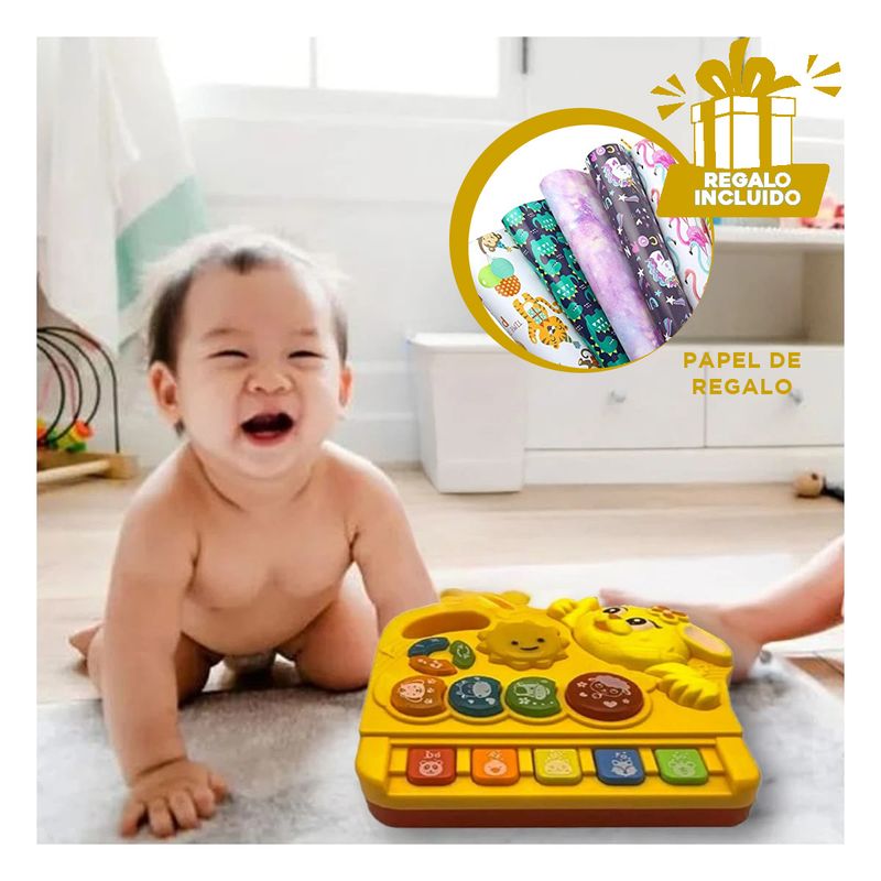 GENERICO - Piano con Teclas para Niños con Musica Y+Papel de Regalo