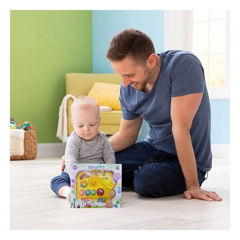 GENERICO - Pack4 Piano Infantil con Barras Didacticas Y+Ligas de Regalo