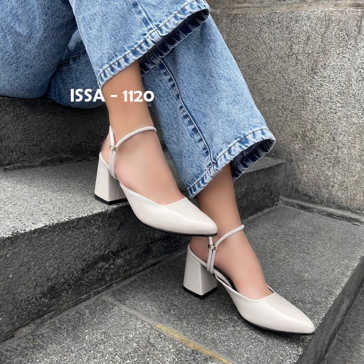 GENERICO - ZAPATOS CASUALES PARA DAMA FREYSA EN TONO HUESO CHAROL