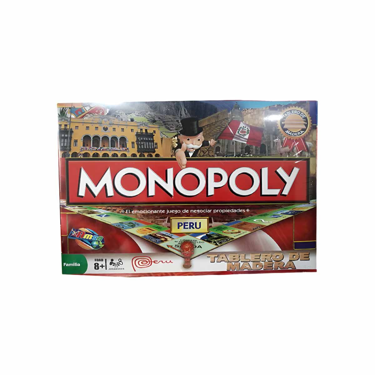 GENERICO - Pack6 Monopolio para Distraerse en Rojo Y+Ligas de Regalo