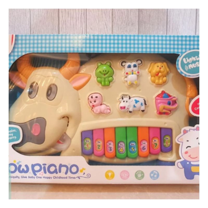 GENERICO - Pack2 Pianoforte para Jugar Amarillo y+Ligas de Regalo