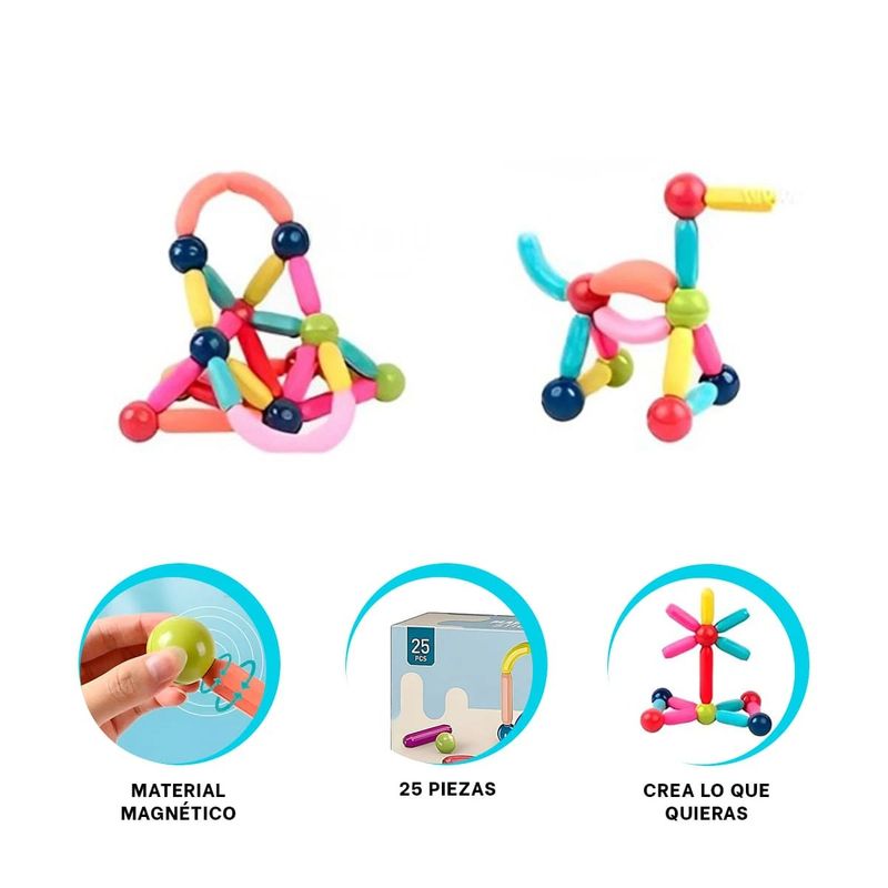 GENERICO - Pack2 Set para Construir 25 Piezas Y+Ligas de Regalo