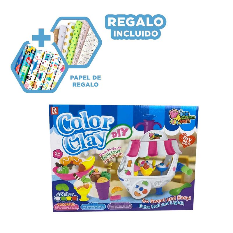 GENERICO - Pack12 Coche para Figuras Rosado y Blanco y+Papel de Regalo