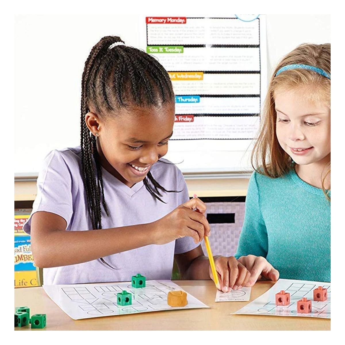 GENERICO - Pack4 Conectores Livianos en Policubos Y+Papel de Regalo