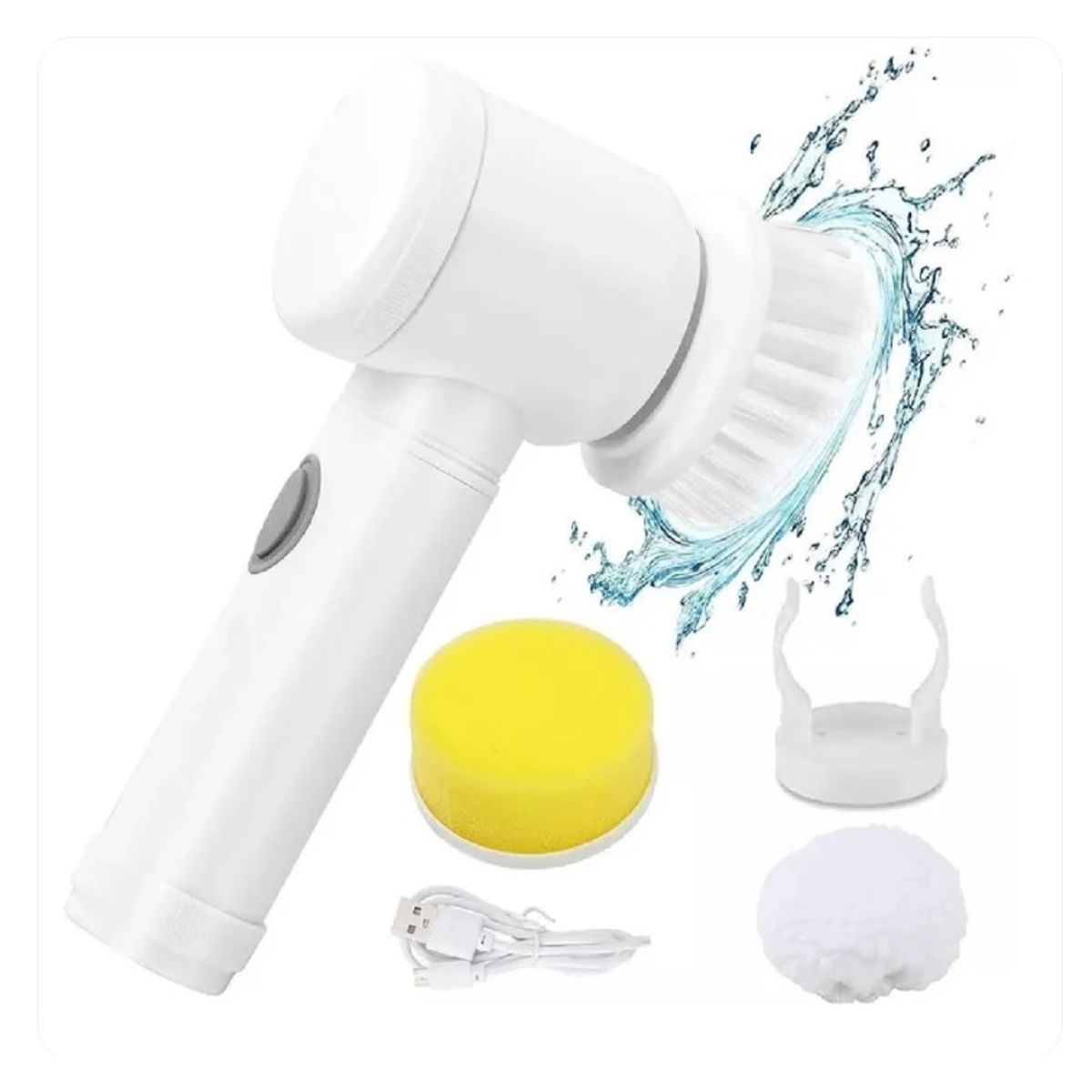 GENERICO - CEPILLO DE LIMPIEZA RECARGABLE DEPURADOR DE DUCHA PARA BAÑO