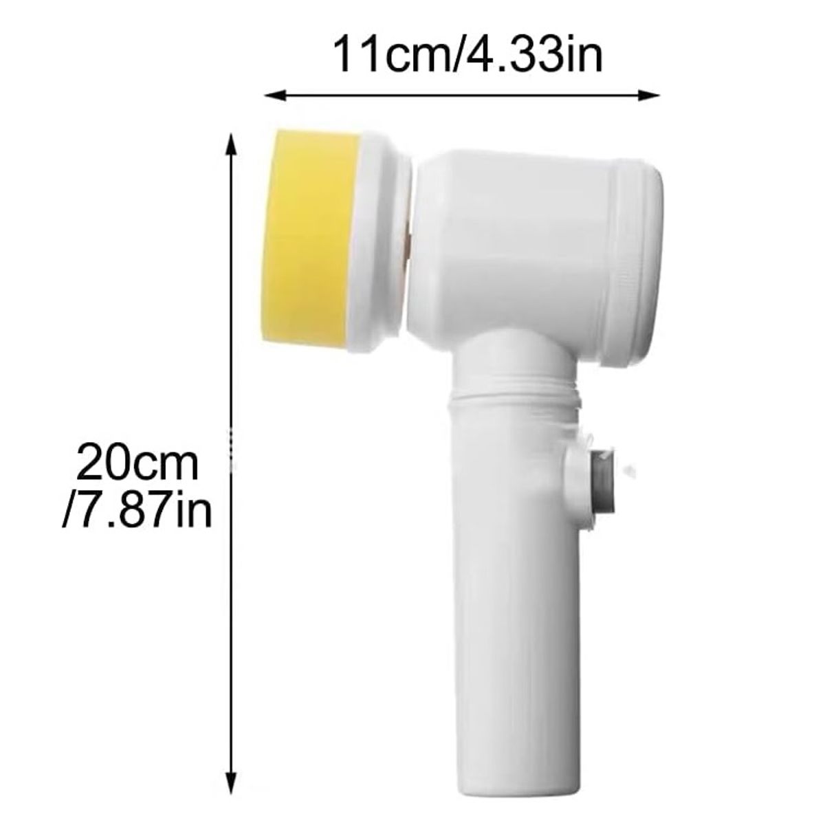 GENERICO - CEPILLO DE LIMPIEZA RECARGABLE DEPURADOR DE DUCHA PARA BAÑO