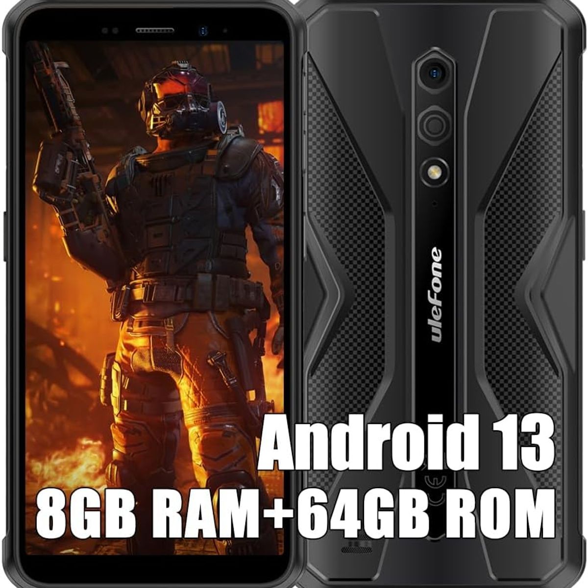 ULEFONE - ulefone ARMOR X12PRO Celular 8GB+64GB-Negro