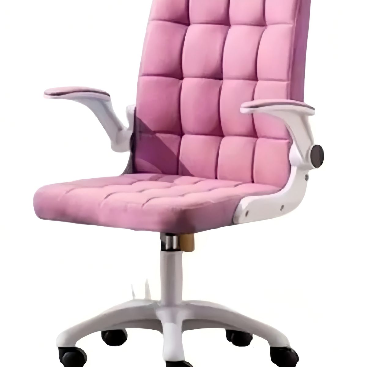 ANYHOGAR - Silla De Oficina De Tela Altura Con Ajustable Y Ruedas