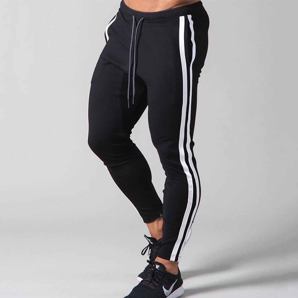DENISASAA - Pantalones Largos Fitness para Hombre Ajustado para Running y Ocio