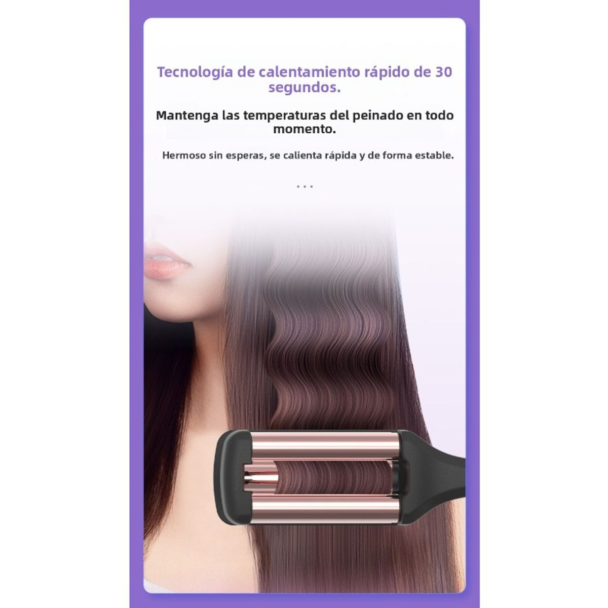 TIOZONEY - Ondulador Rizador De Pelo Profesional